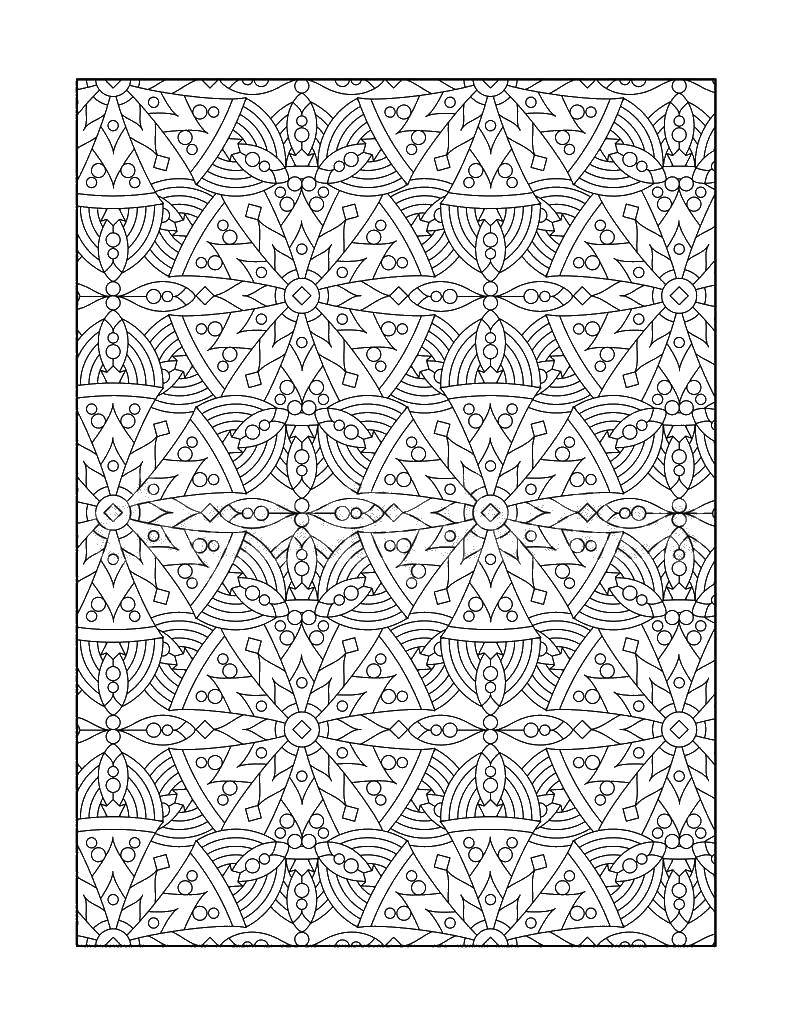 Coloring Patterns. Category coloring for adults. Tags:  pattern .