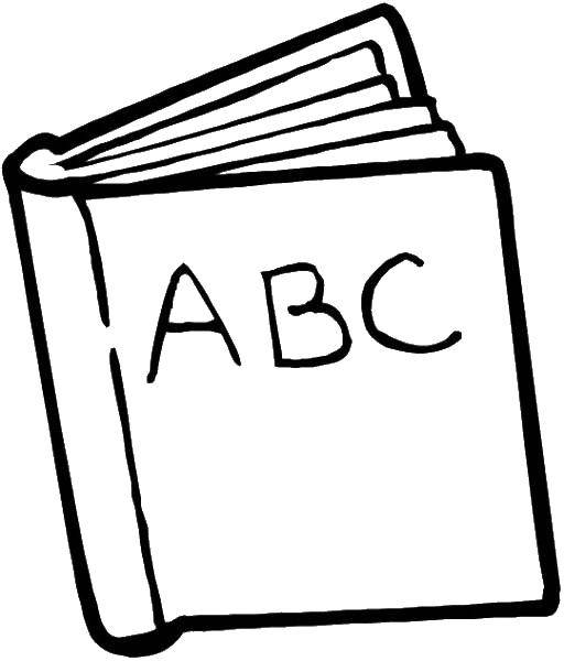 Coloring ABC. Category school. Tags:  primer.
