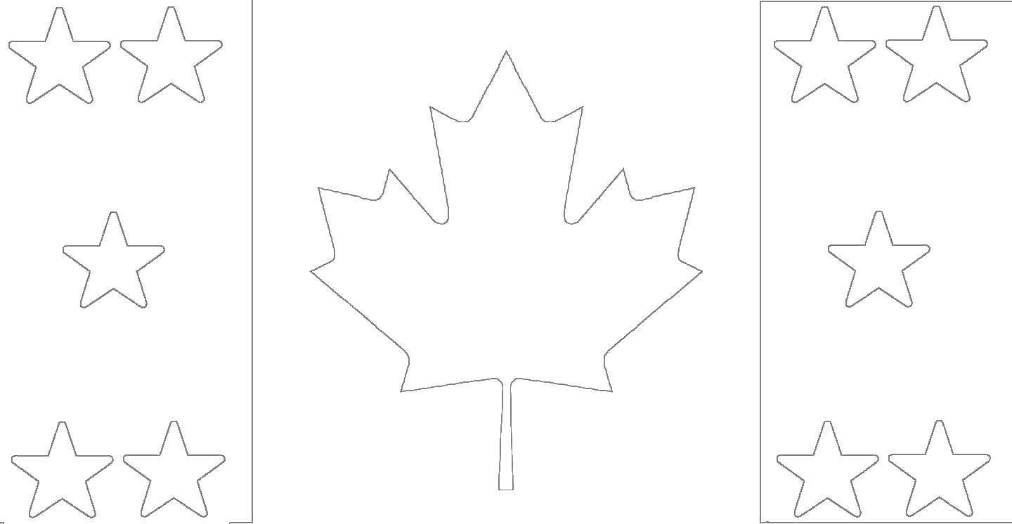 Раскраска Флаг Канады — Раскраски для детей печать онлайн