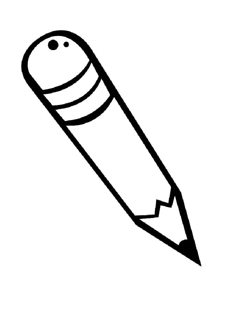 Название: Раскраска Карандаш. Категория: карандаш. Теги: карандаш.