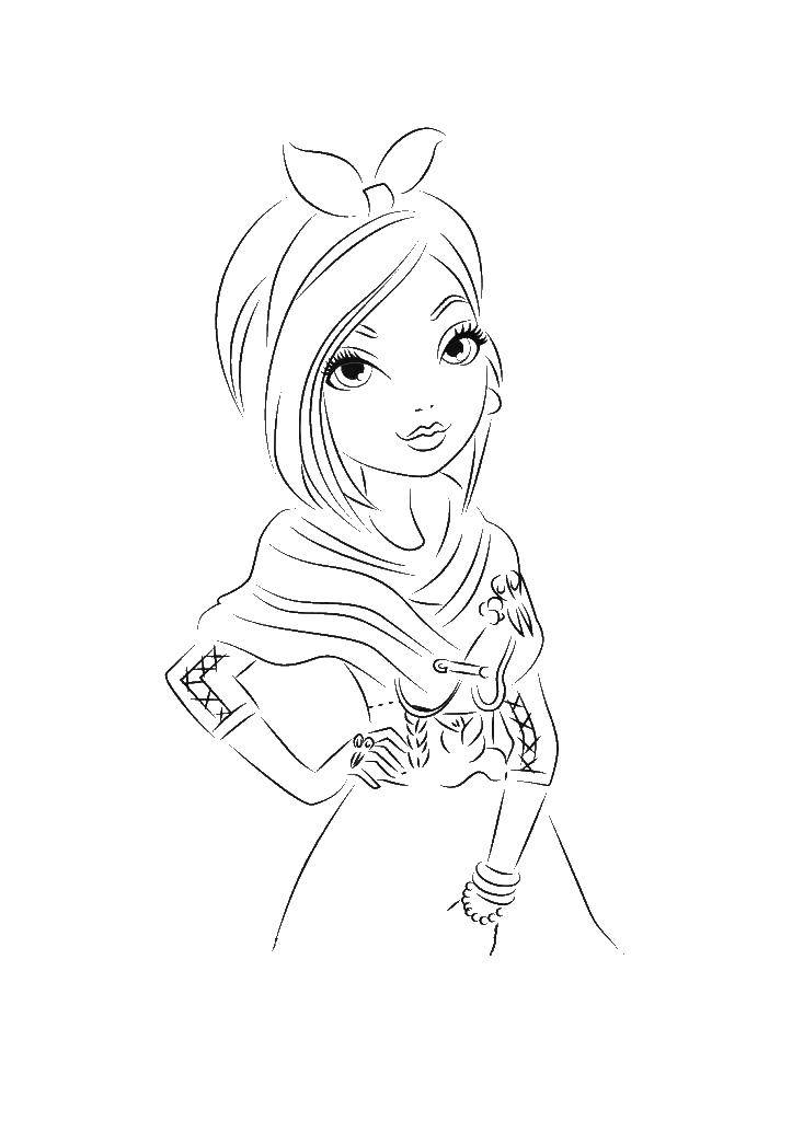 Coloring Fashionista. Category For girls. Tags:  fashionista.