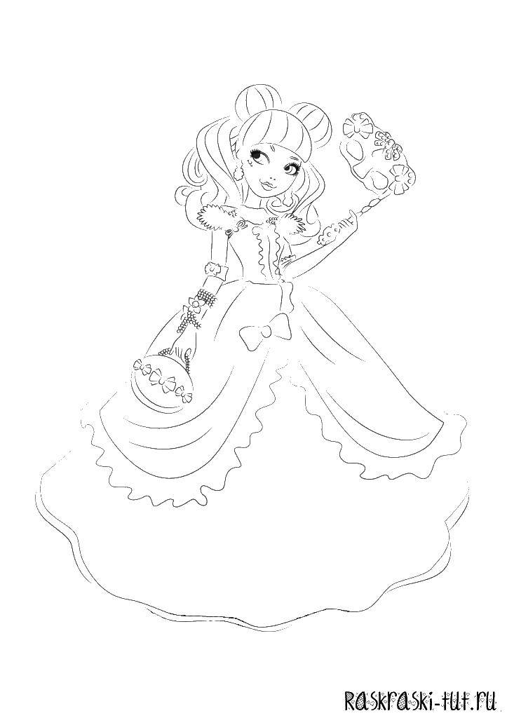 Coloring School of ever after high. Category coloring pages for girls. Tags:  school of ever after high.
