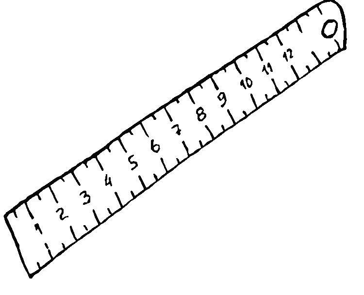 Coloring School ruler. Category school. Tags:  ruler.