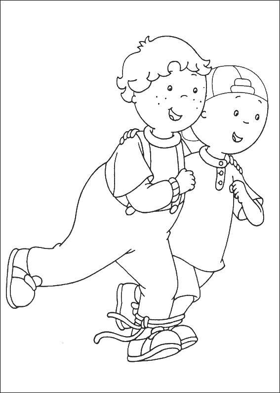 Coloring The kids compete. Category children. Tags:  children, game, pirates.