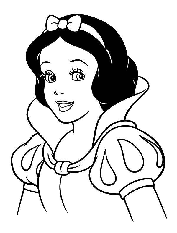 Coloring Snow white. Category the character of the tale. Tags:  snow white.