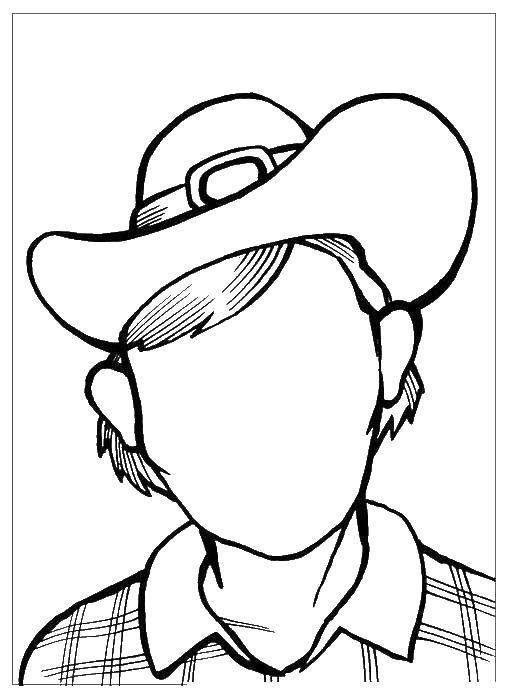 Coloring The outline of a man. Category The contour of people. Tags:  Outline , man.