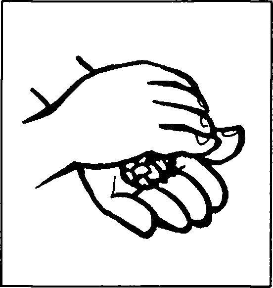 Coloring Hand. Category hand. Tags:  Hands.