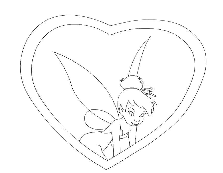 Coloring Fairy Dinh Dinh. Category Ding , Ding Ding. Tags:  fairy, Tinker bell.