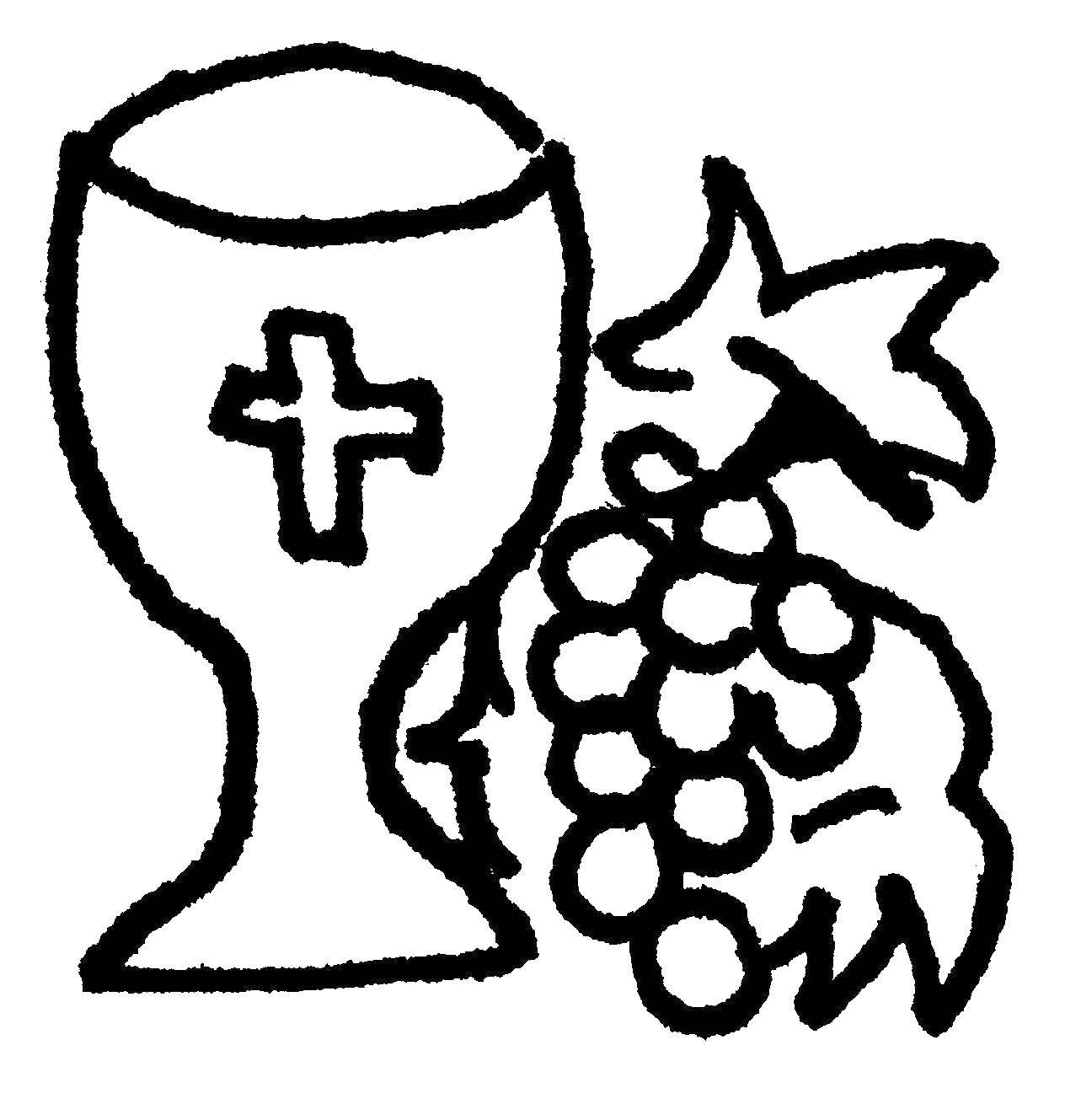 Coloring A glass with grapes. Category fruits. Tags:  glass, grapes.