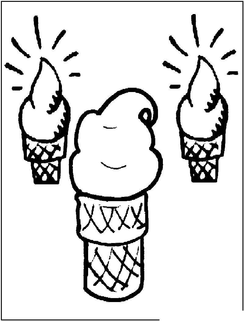 Название: Раскраска Мороженое в стакане. Категория: мороженое. Теги: мороженое, шариковое мороженое.