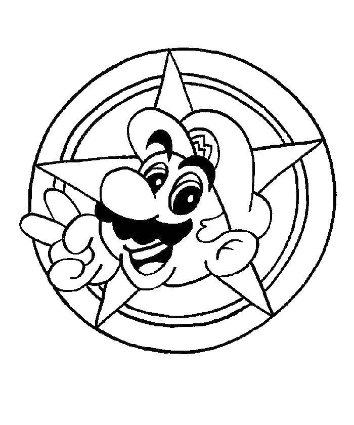 Coloring Super Mario. Category The character from the game. Tags:  Super Mario.