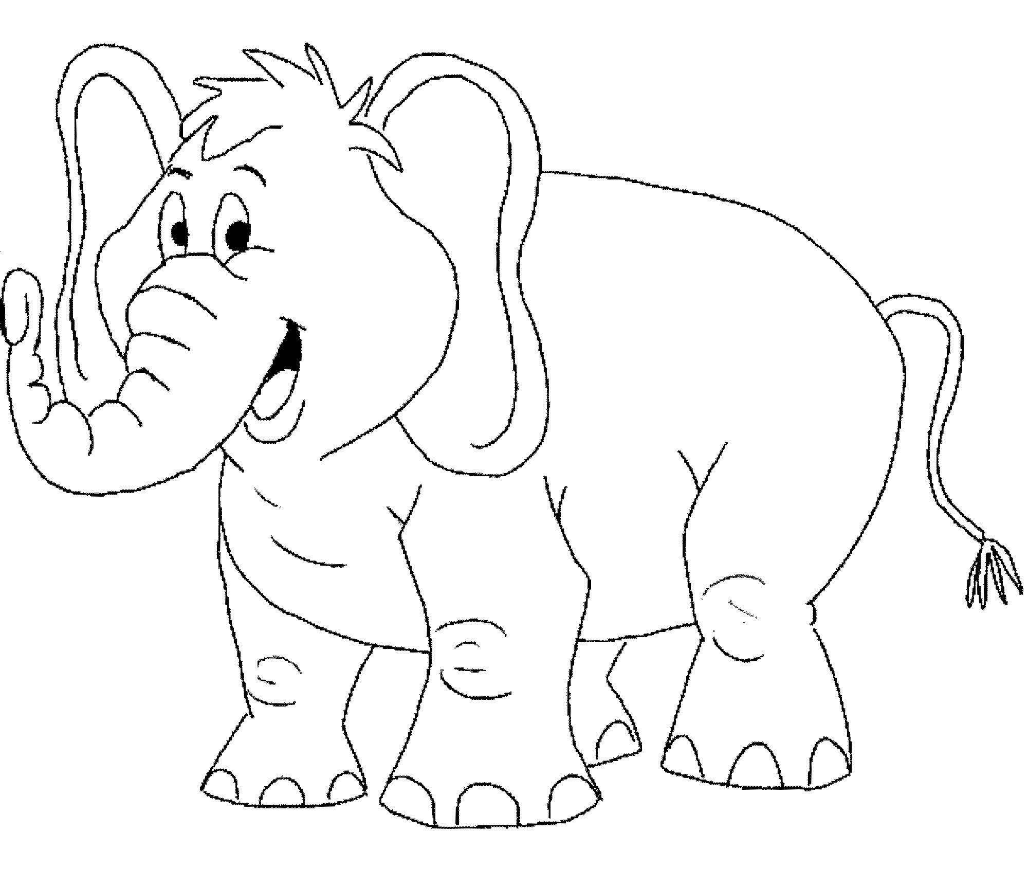 Опис: розмальовки  Слоник. Категорія: Тварини. Теги:  Тварини, слоненя.