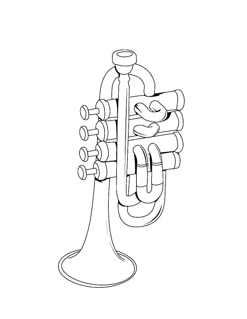 Coloring Pipe. Category Musical instrument. Tags:  Tool, pipe.