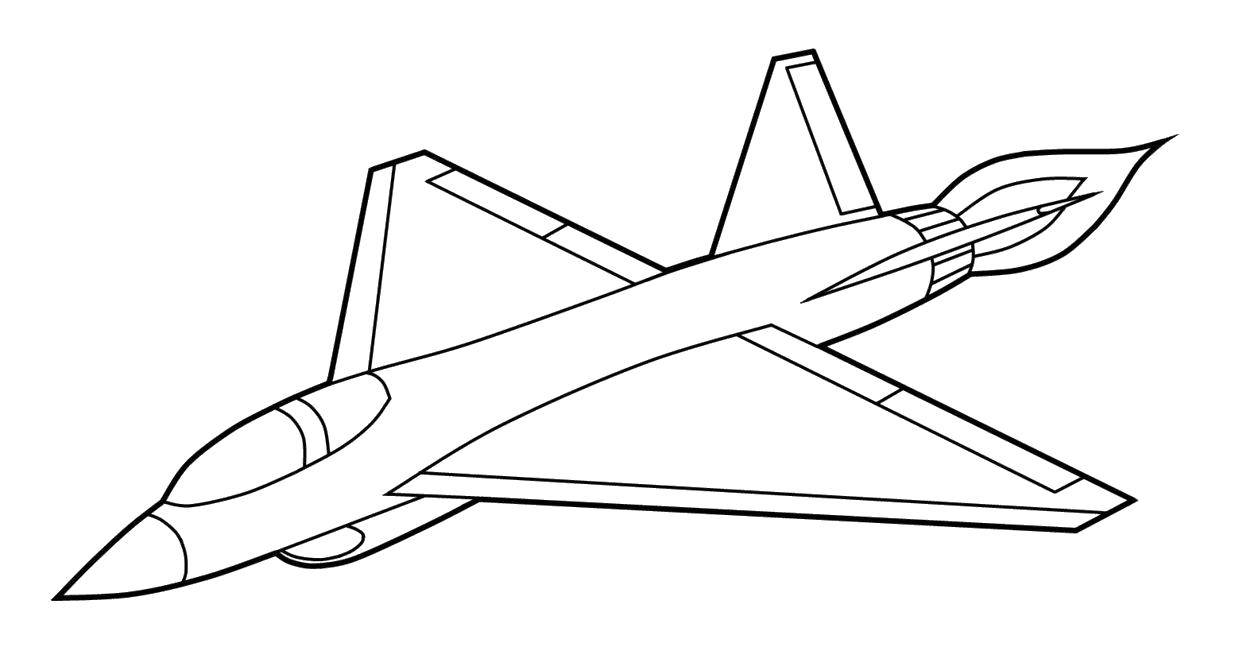 Coloring Fighter. Category The planes. Tags:  Aircraft, fighter.