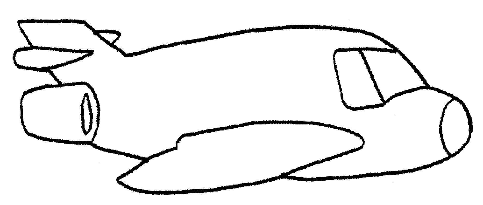 Coloring Airplane. Category Coloring pages for kids. Tags:  Plane.