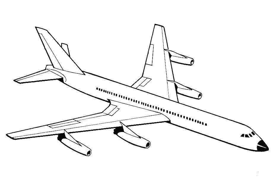 Coloring Long plane. Category The planes. Tags:  Plane.