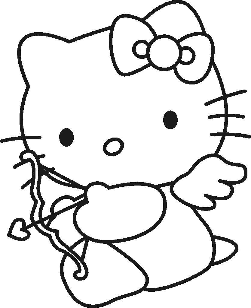 Coloring Kitty Cupid. Category kitty . Tags:  Kitty .