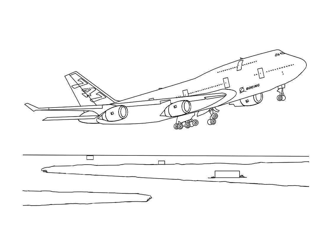 Coloring A plane taking off. Category The planes. Tags:  Plane.
