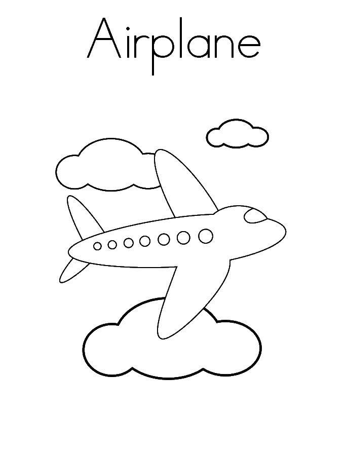 Coloring The plane. Category The planes. Tags:  plane.