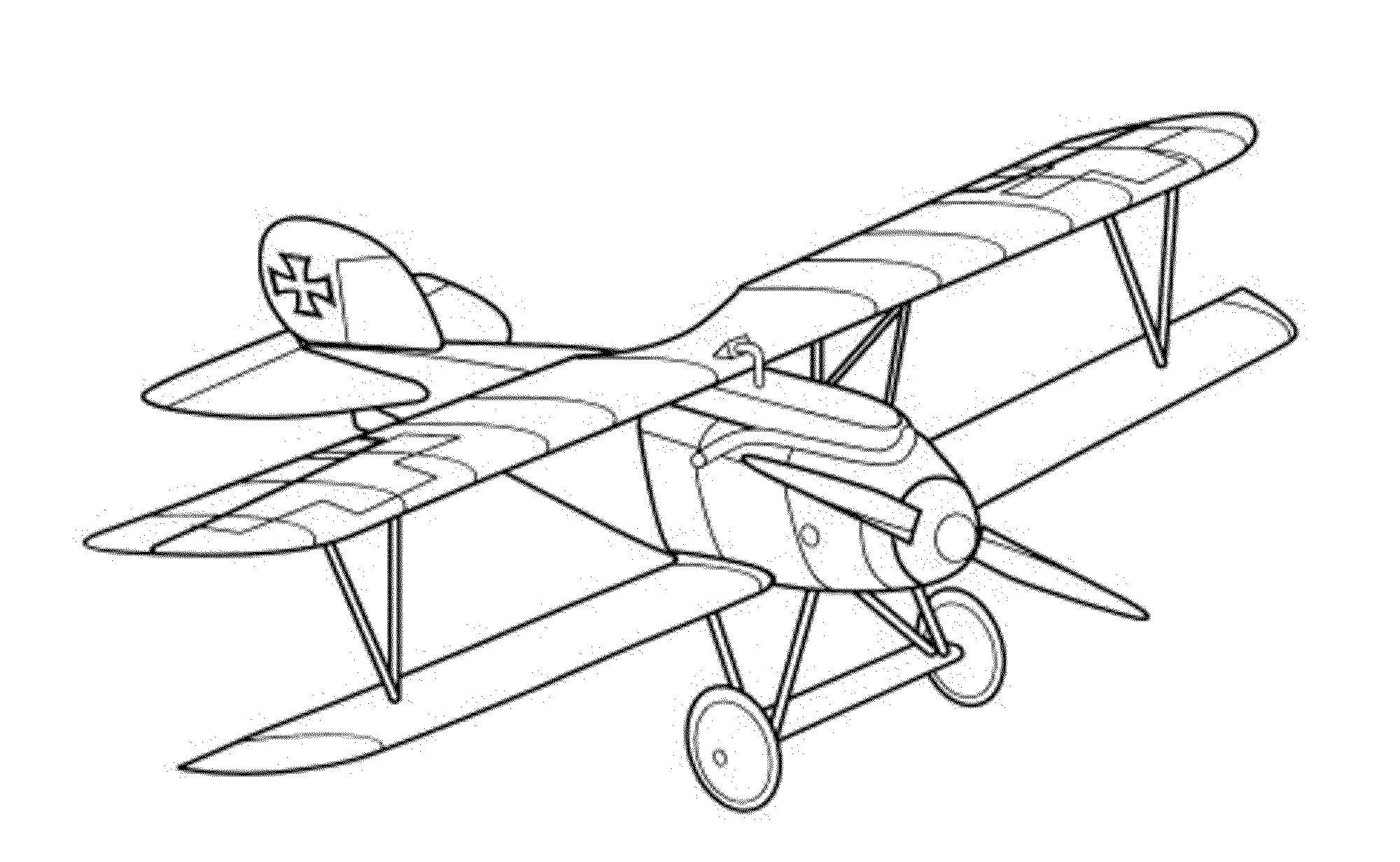 Coloring Enemy aircraft. Category The planes. Tags:  Plane.