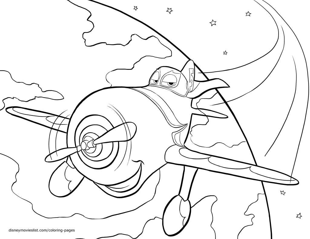 Coloring Airplane. Category cartoons. Tags:  Cartoon character.