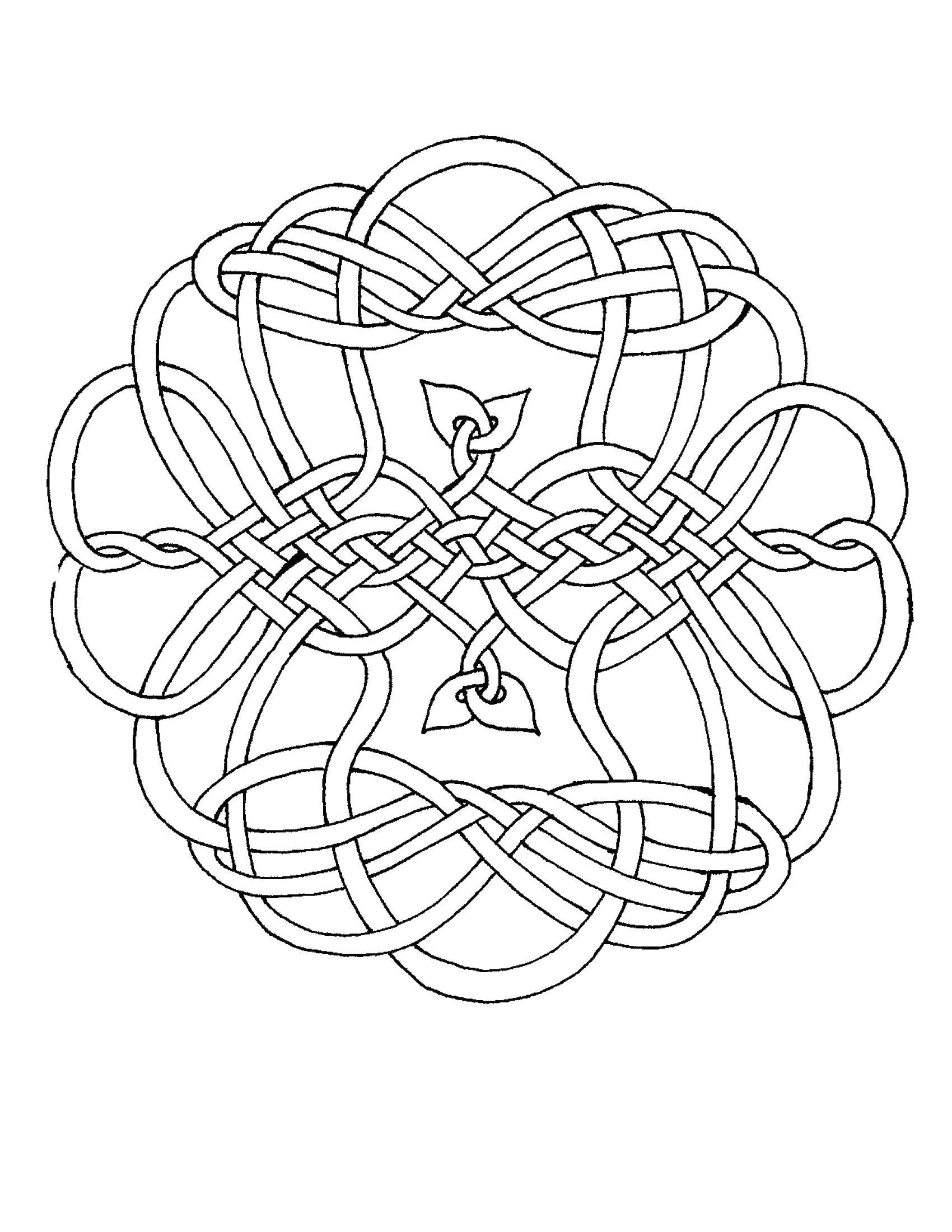 Coloring Mandala. Category coloring antistress. Tags:  mandala, antistress.