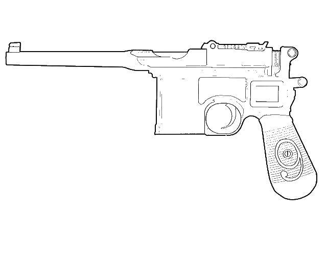 Coloring Gun. Category weapons. Tags:  Weapons.