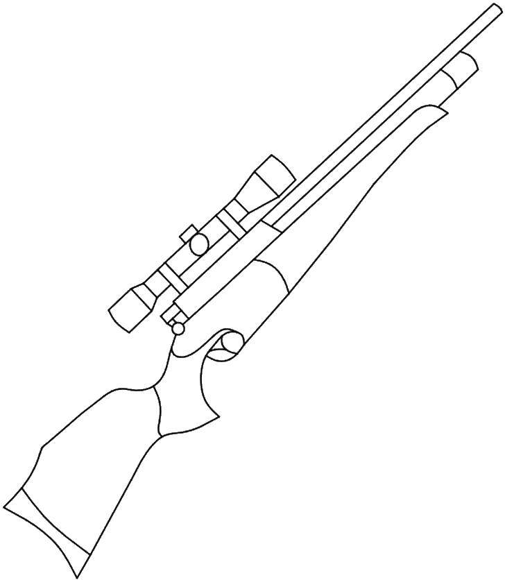 Coloring The gun. Category weapons. Tags:  Weapons.