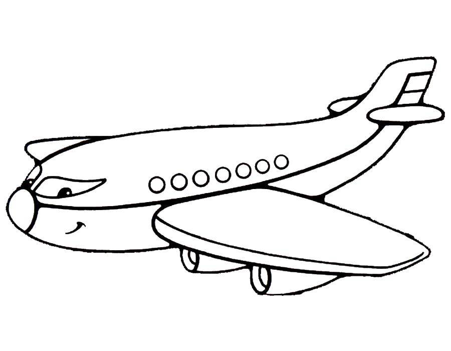 Coloring The plane. Category the planes. Tags:  plane.