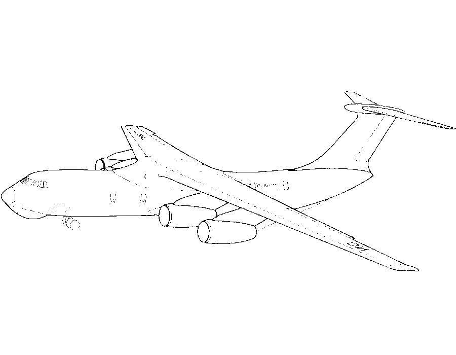 Coloring The plane. Category the planes. Tags:  plane.