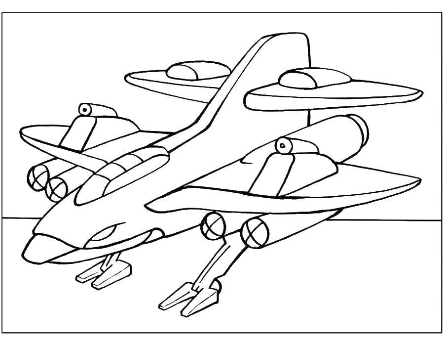 Coloring The plane. Category the planes. Tags:  plane.