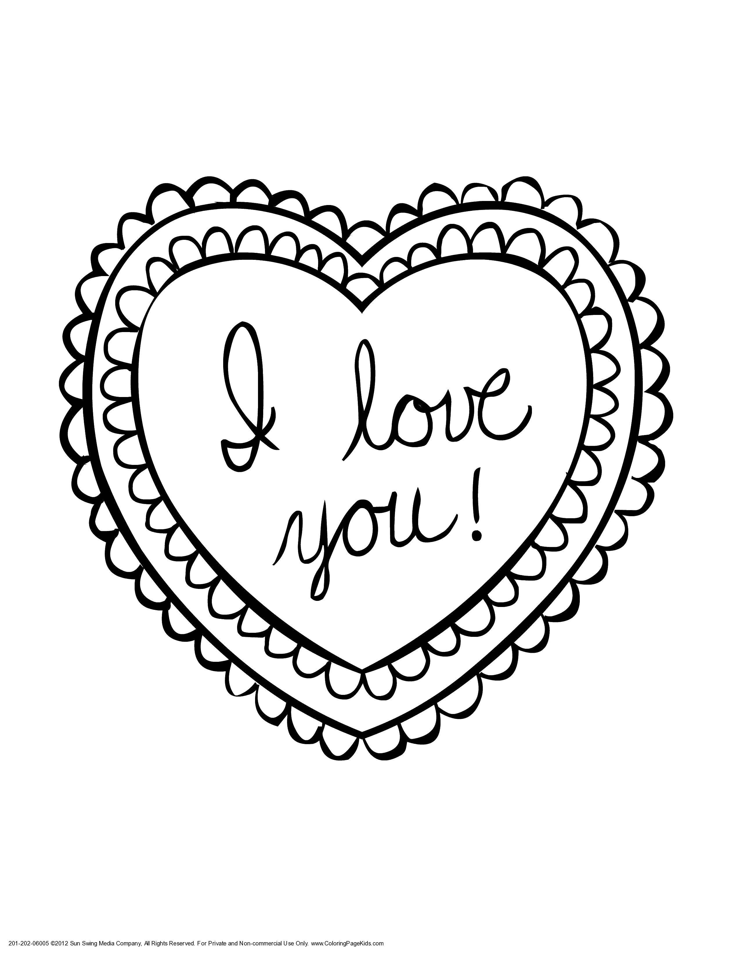 Coloring I love you. Category I love you. Tags:  I love you.