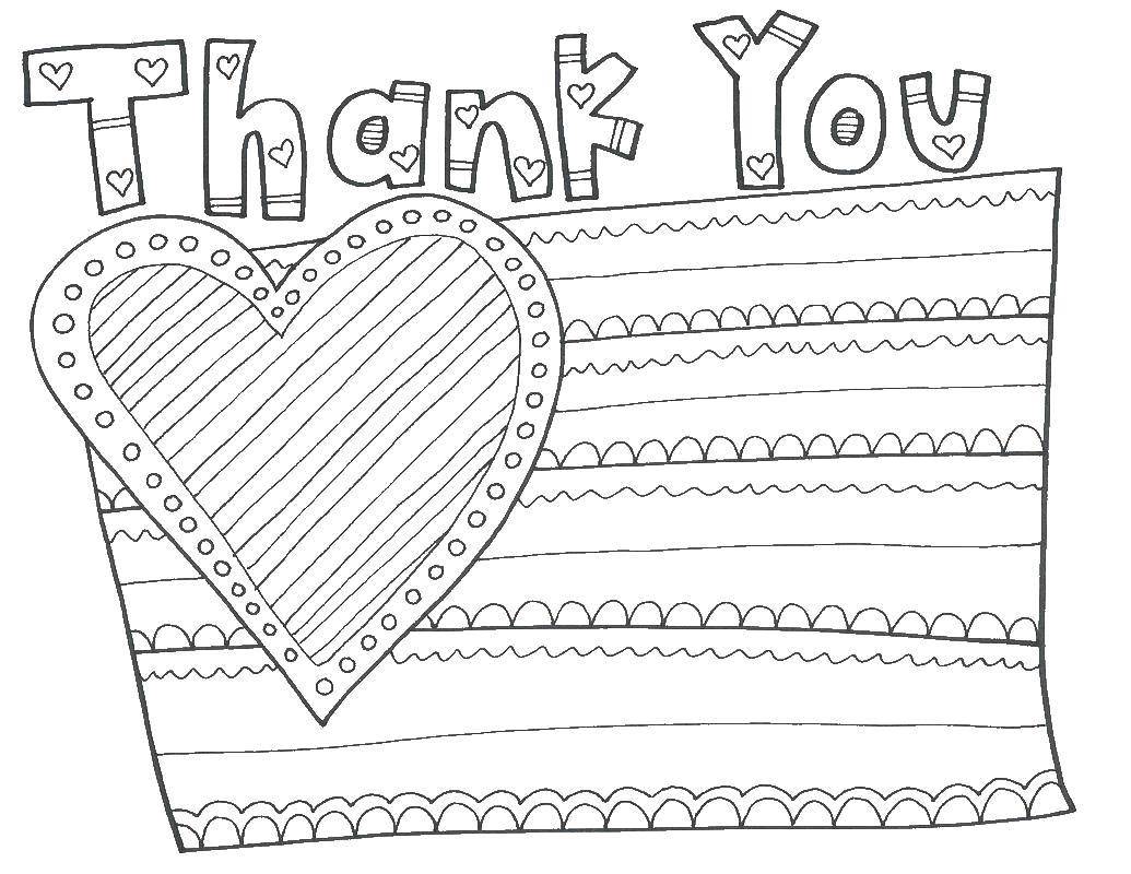Coloring Thank you!. Category coloring. Tags:  Labels, patterns.