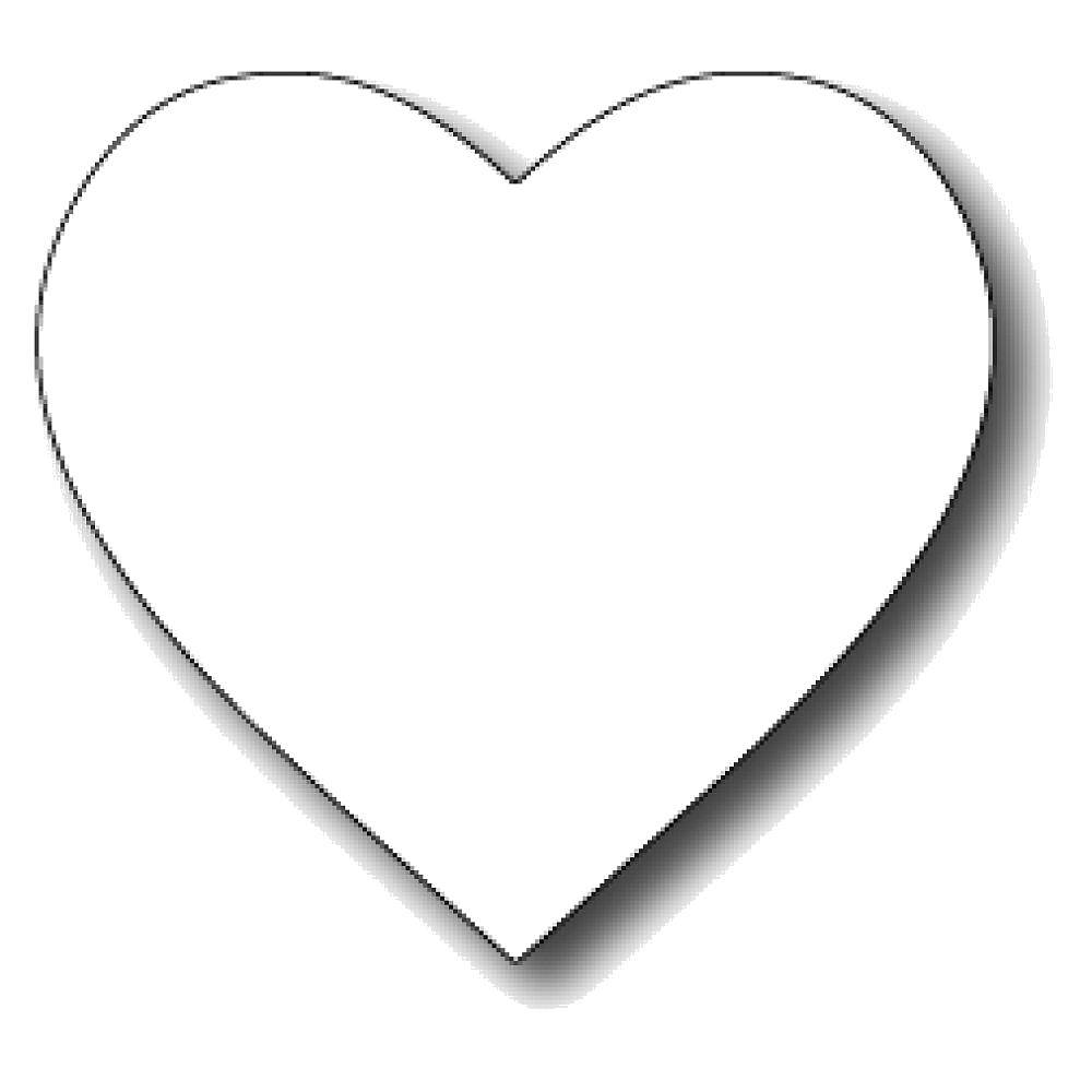 Название: Раскраска Объемное сердце. Категория: Я тебя люблю. Теги: Сердечко, любовь.