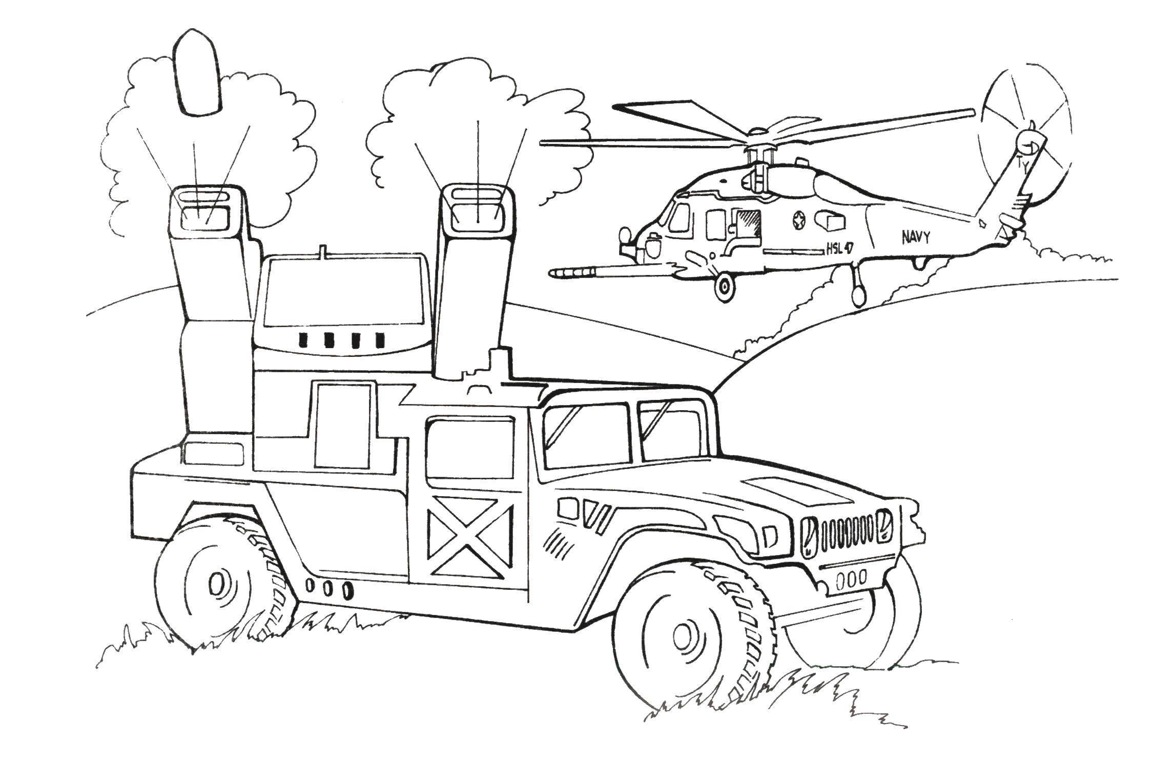 Coloring Armored car. Category machine . Tags:  machine.