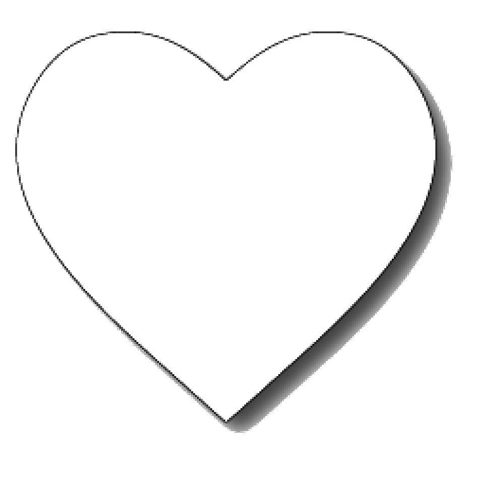 Название: Раскраска Сердечко. Категория: Сердечки. Теги: форма, сердце, любовь.