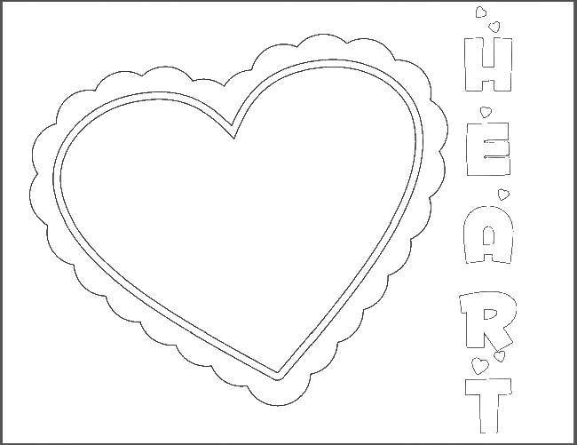 Coloring Heart. Category Hearts. Tags:  form, heart, love.