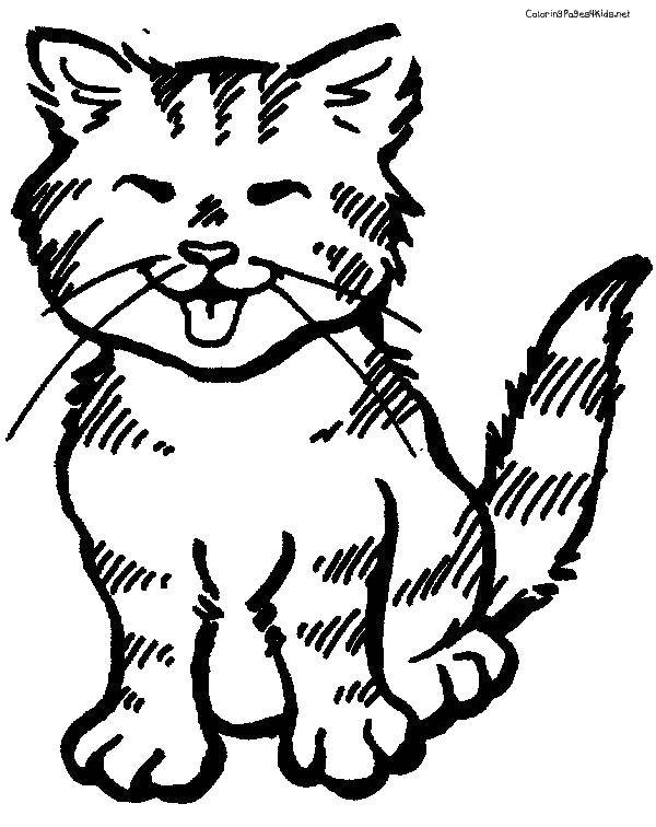 Coloring Kitty. Category Cats and kittens. Tags:  animals, kitten, cat.