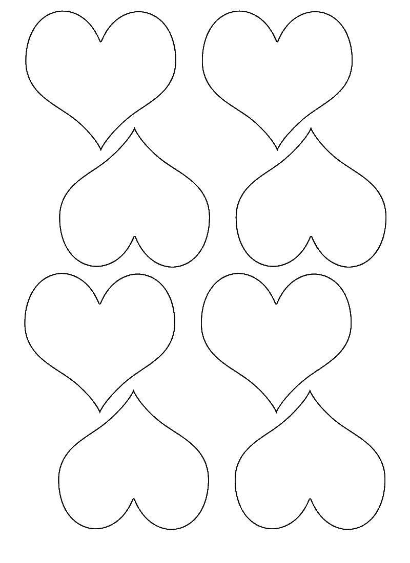 Coloring A lot of hearts. Category Hearts. Tags:  hearts, love, form.