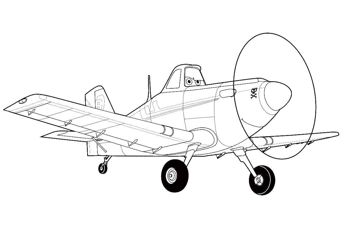 Coloring The plane. Category the planes. Tags:  plane.