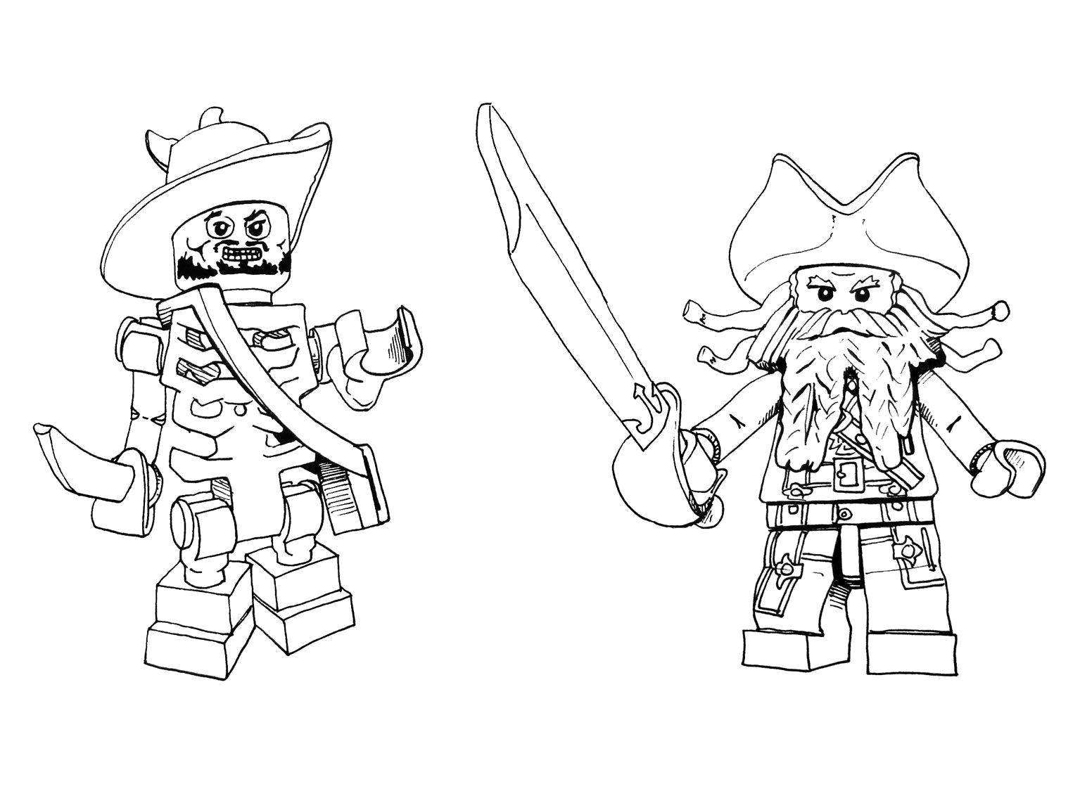 Coloring Pirates from LEGO. Category LEGO. Tags:  Designer, LEGO.