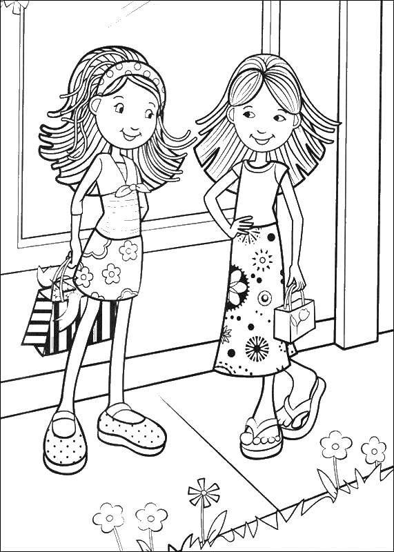 Coloring Girlfriend. Category For girls. Tags:  girls, girls, girls.