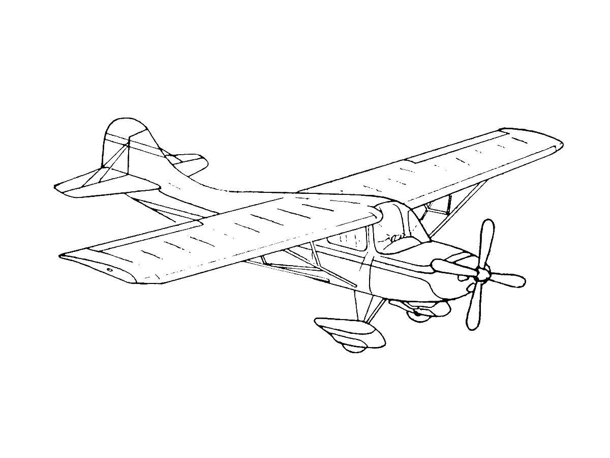 Coloring The plane. Category the planes. Tags:  Plane.