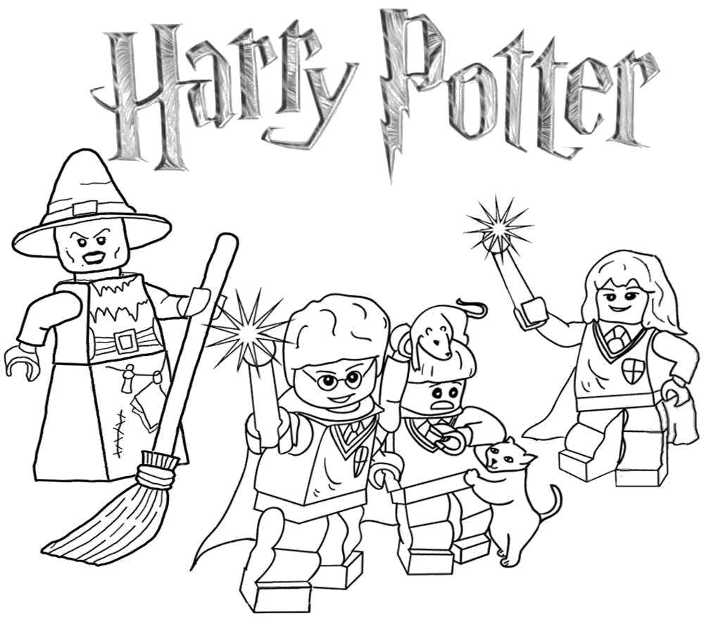 Coloring Harry Potter. Category LEGO. Tags:  Designer, LEGO.