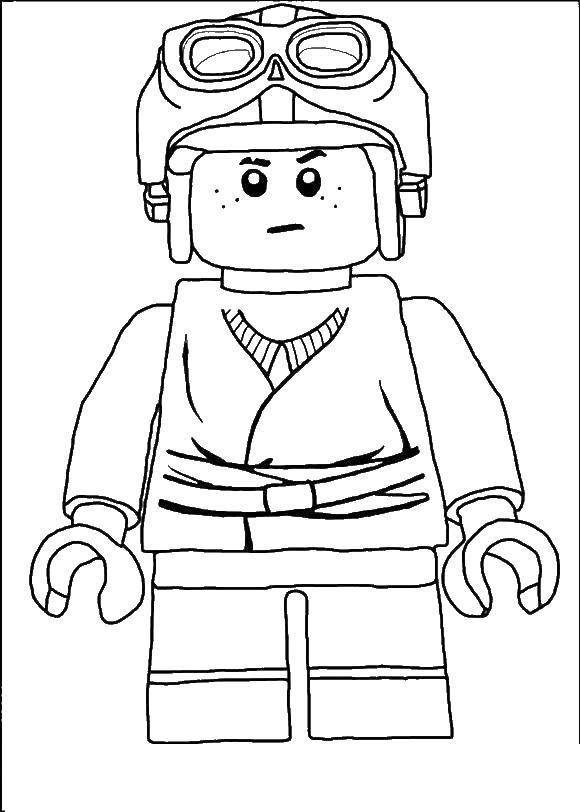 Название: Раскраска Звездные войны. Категория: Лего. Теги: Конструктор, Лего, Звездные Войны.