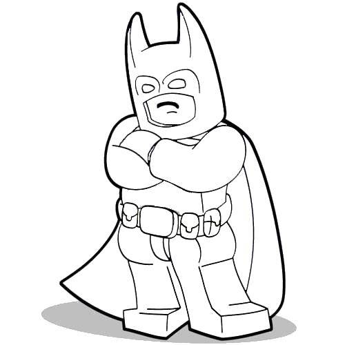 Название: Раскраска Лего бэтмен. Категория: Лего. Теги: лего, конструктор, бэтмен.