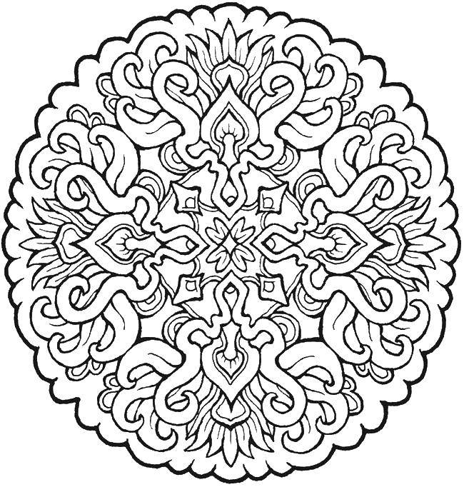 Coloring Patterns. Category Patterns with flowers. Tags:  patterns, flowers.