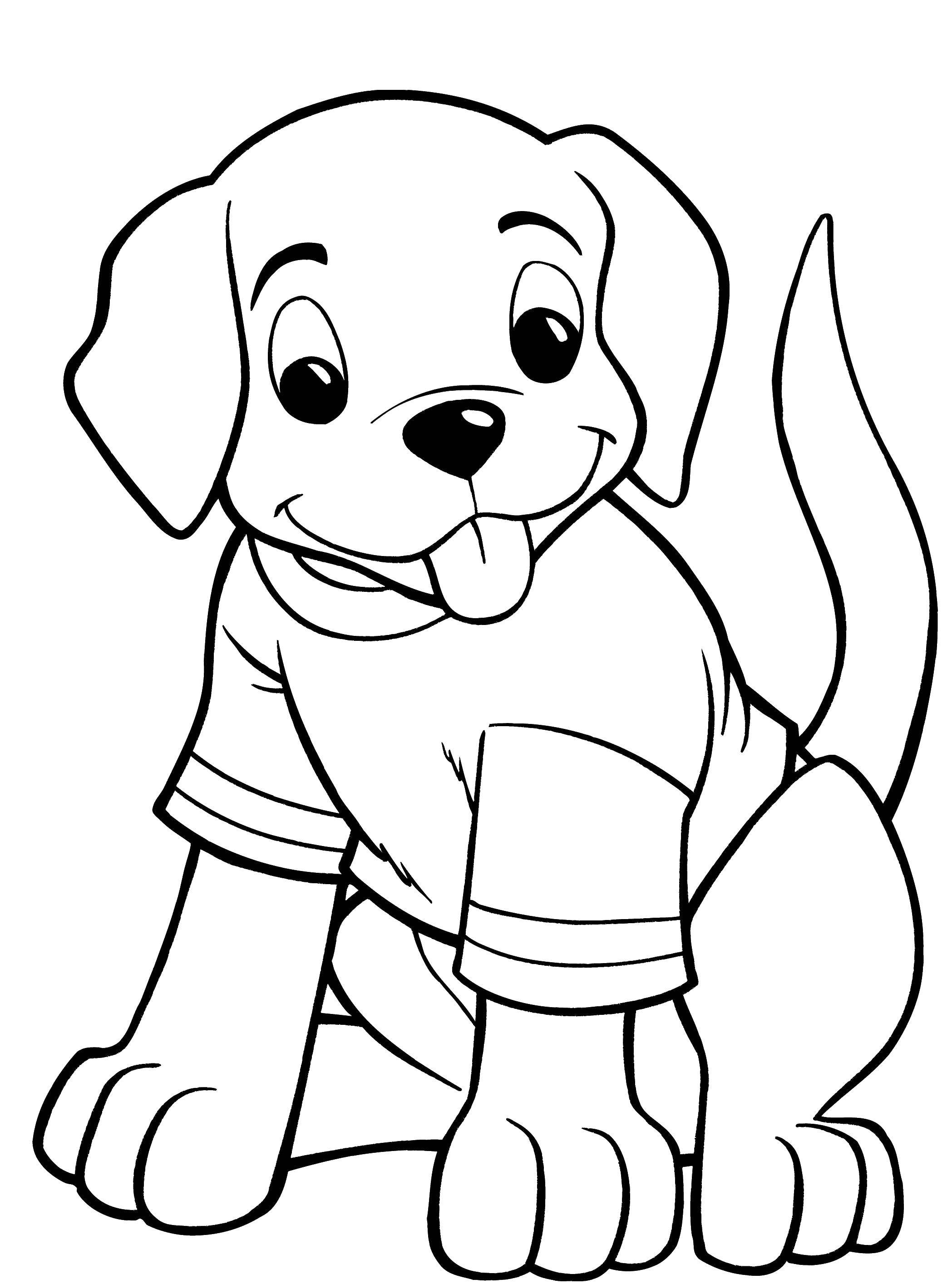 Coloring Puppy t-shirt. Category Pets allowed. Tags:  animals, dog, puppy.