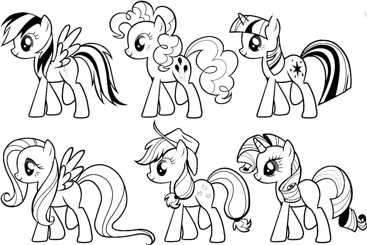 Coloring My little pony. Category my little pony. Tags:  my little pony.