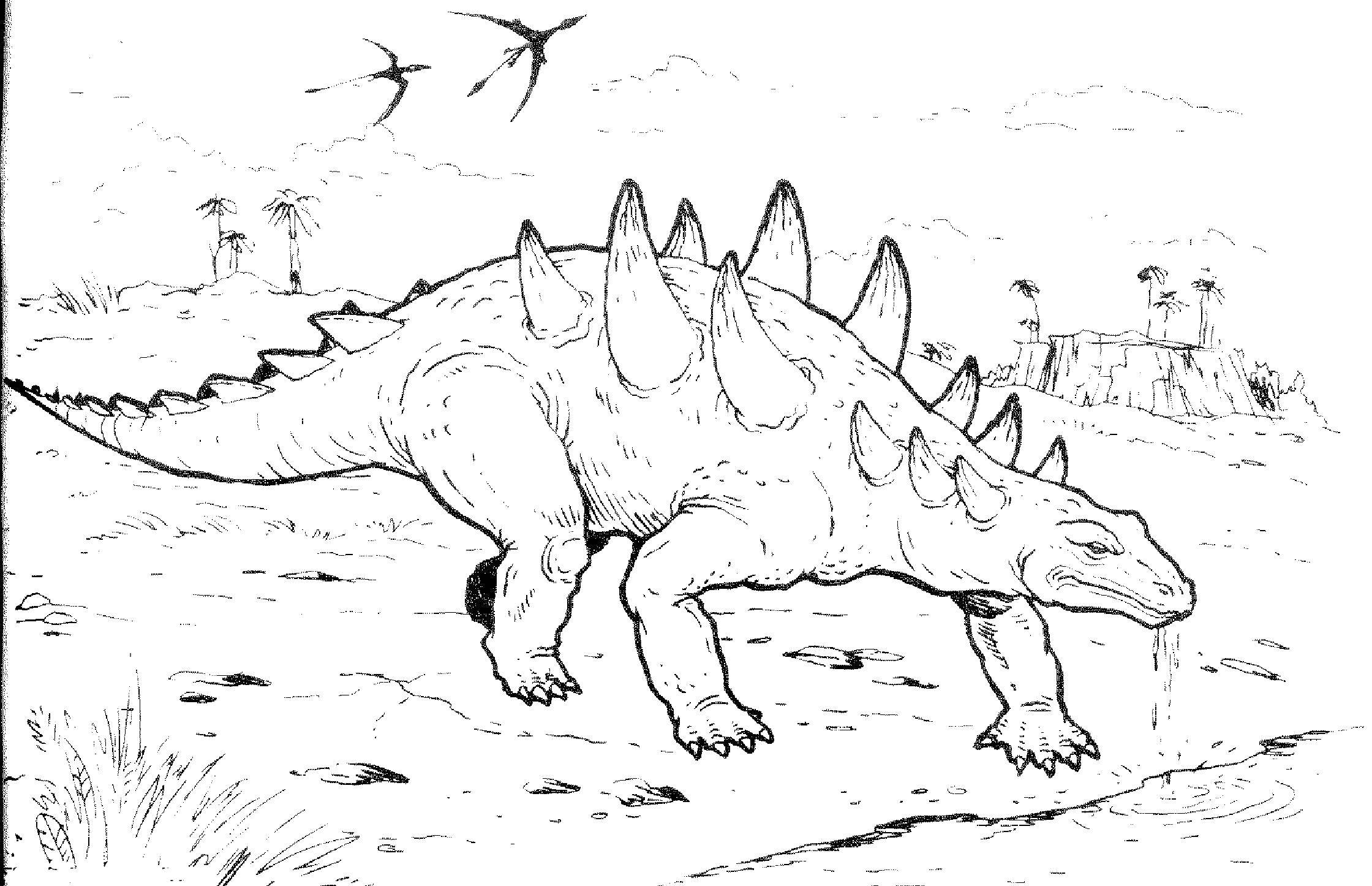 Название: Раскраска Динозавр гастония. Категория: динозавр. Теги: Динозавр, гастония.